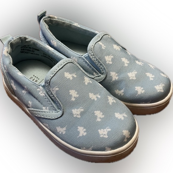 Disney Blue and White Sneakers with Playful Design - Picture 1 of 6